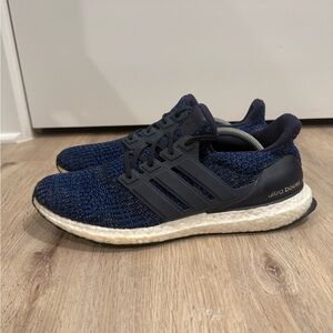 Adidas ultra boost size 12 men’s navy blue